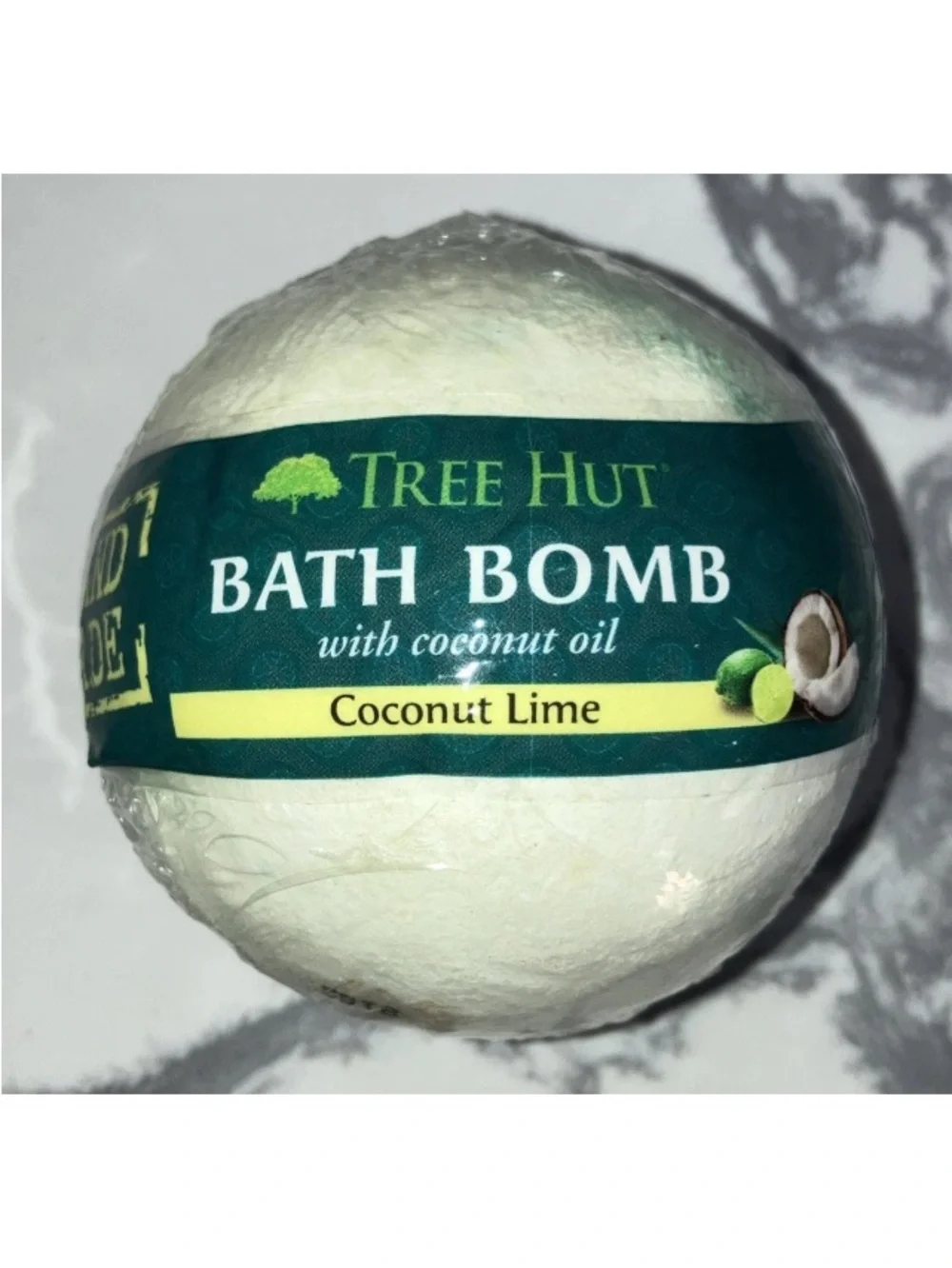 Tree Hut Bath Bomb Coconut Lime Hand Made Tropical Scent And Vivacious Fizz New.